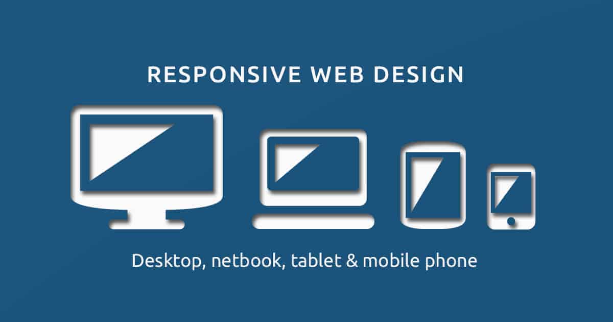 infographic on different devices for responsive design.